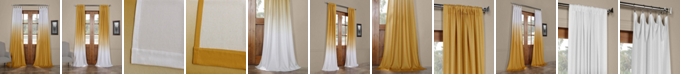 Exclusive Fabrics & Furnishings Ombre Semi Sheer 50" x 84" Curtain Panel
